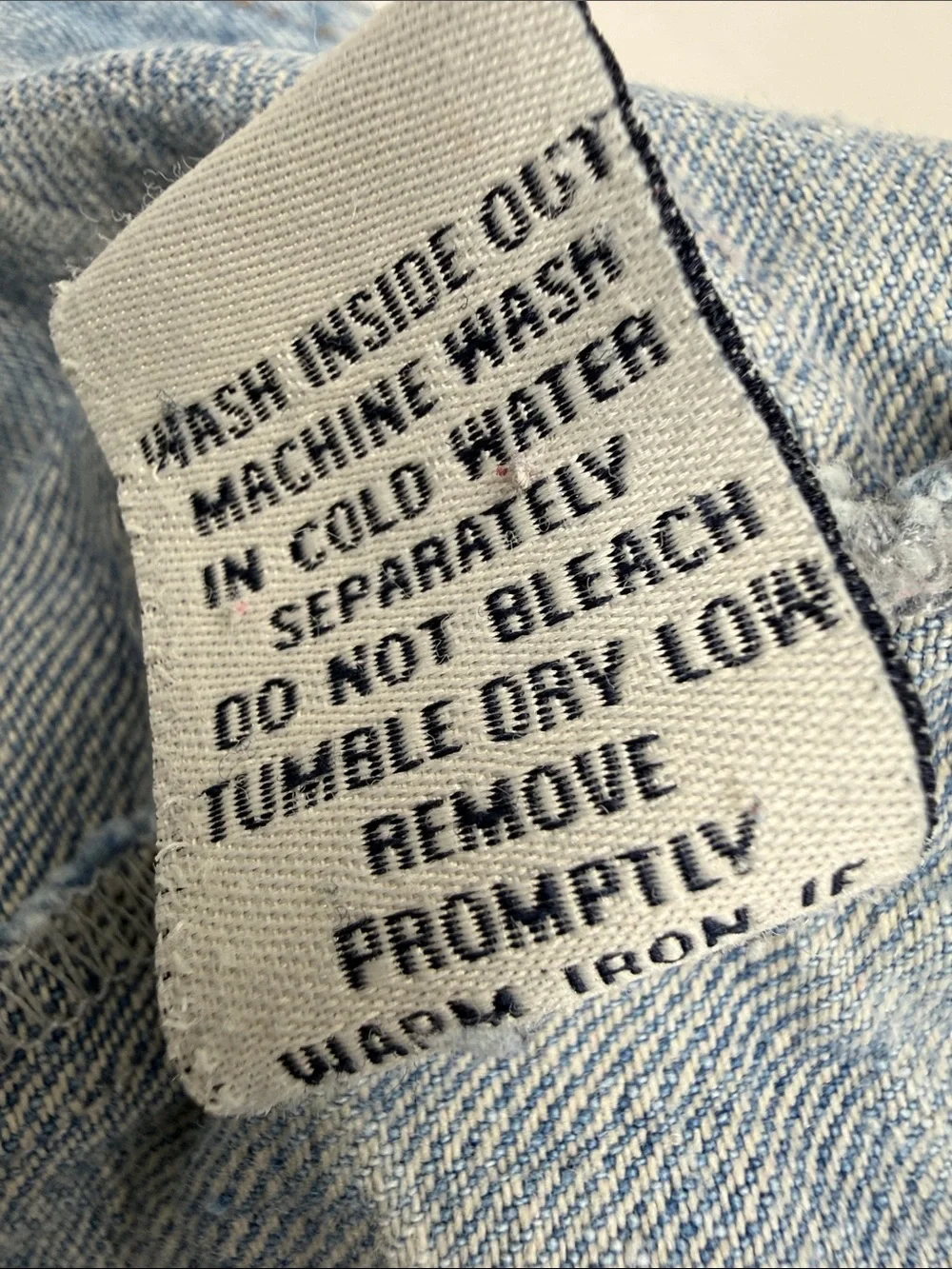 Highway Jeans Light Wash Cropped Frayed Denim Vest Y2K Western Festival size XL